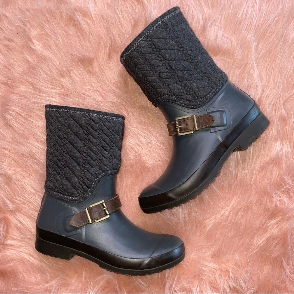 Sperry Quilted Waterproof Rain Boots 7